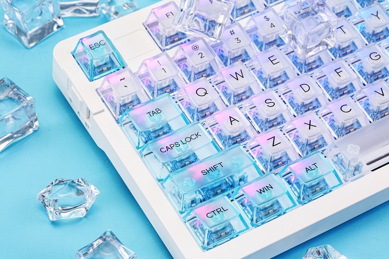 晶莹剔透 Gasket结构 A98水透版三模机械键盘