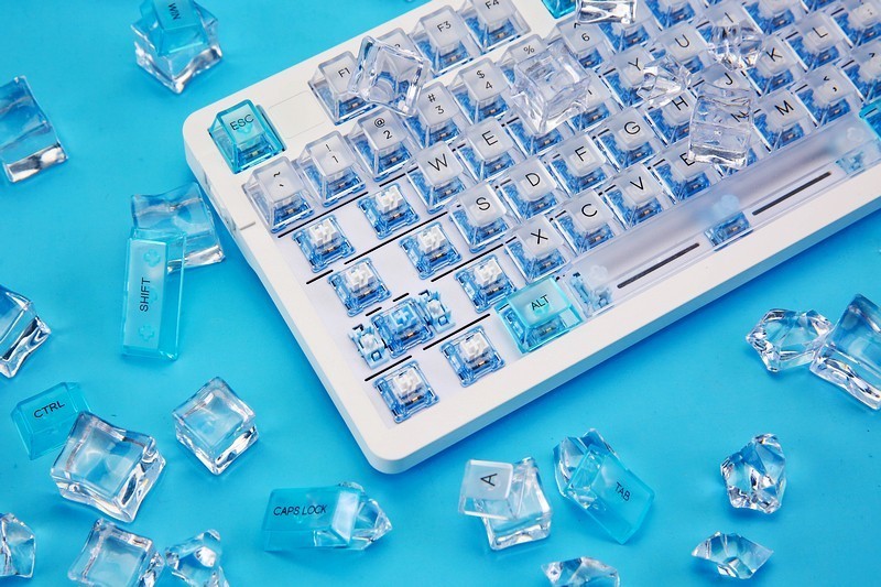 晶莹剔透 Gasket结构 A98水透版三模机械键盘