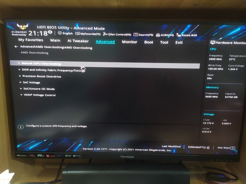 花钱换成2K显示器，跑分低了？b550超频5600g，免费提升核显。