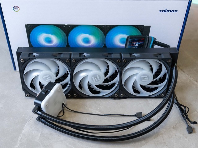 水冷还能这么玩，zalman思民ALPHA2 DS 360水冷散热器使用分享