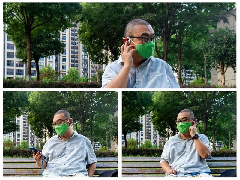 QCY Crossky GTR2蓝牙耳机，时尚，挂耳，更舒适