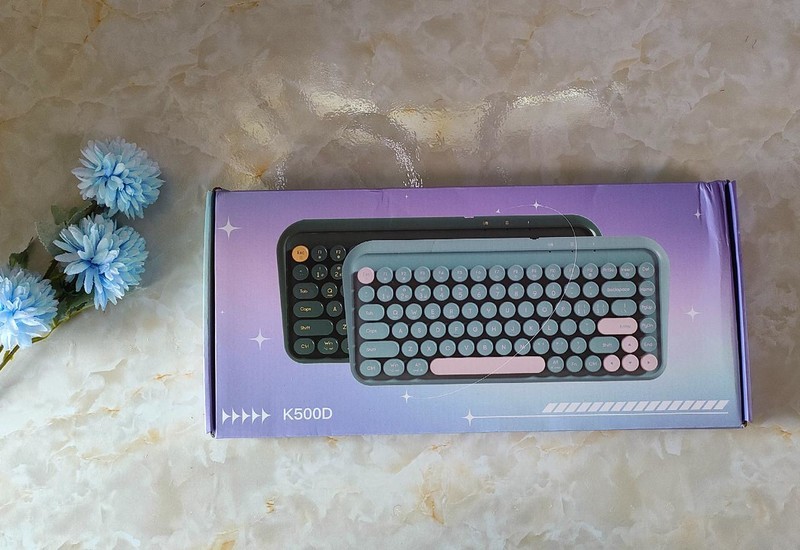 高效输入，智能三模，BOＷ K500D无线键盘