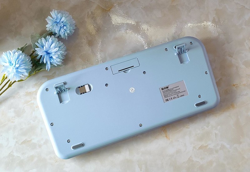 高效输入，智能三模，BOＷ K500D无线键盘