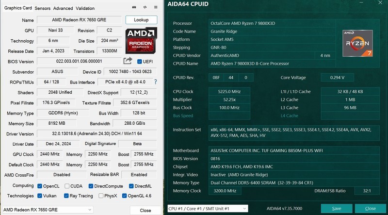 AMD RX7650GRE首发测评：性比价显卡的继任者来了