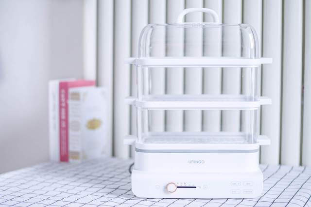 还在用不锈钢蒸锅？用了这款透明电蒸锅才明白，蒸锅还能这么用