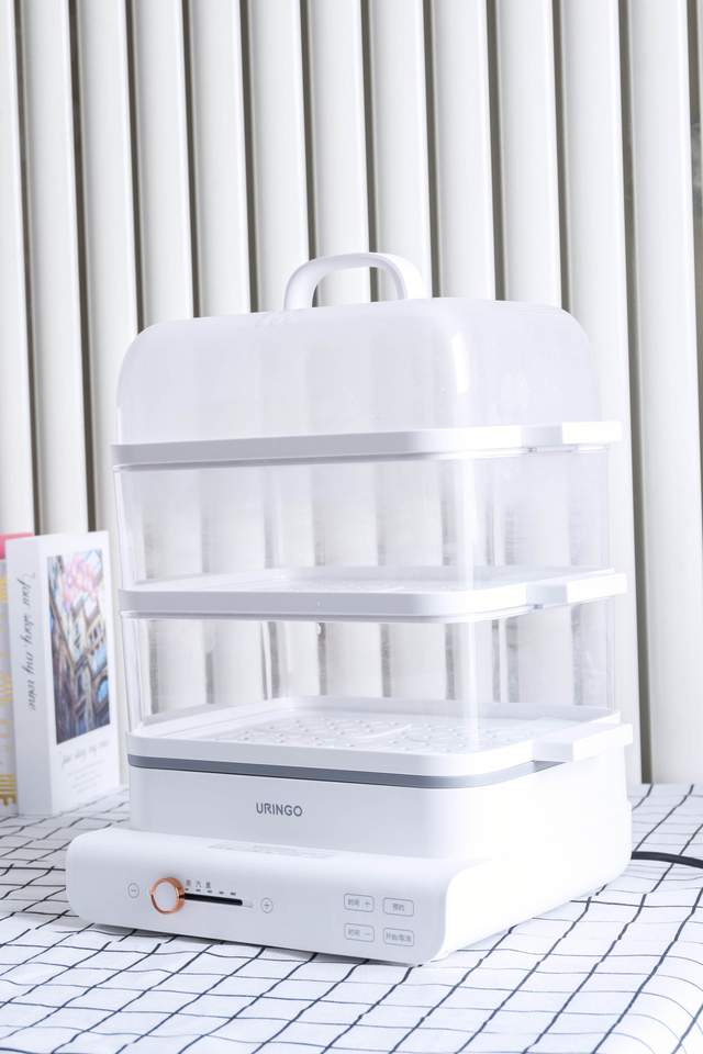 还在用不锈钢蒸锅？用了这款透明电蒸锅才明白，蒸锅还能这么用