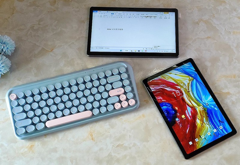 高效输入，智能三模，BOＷ K500D无线键盘