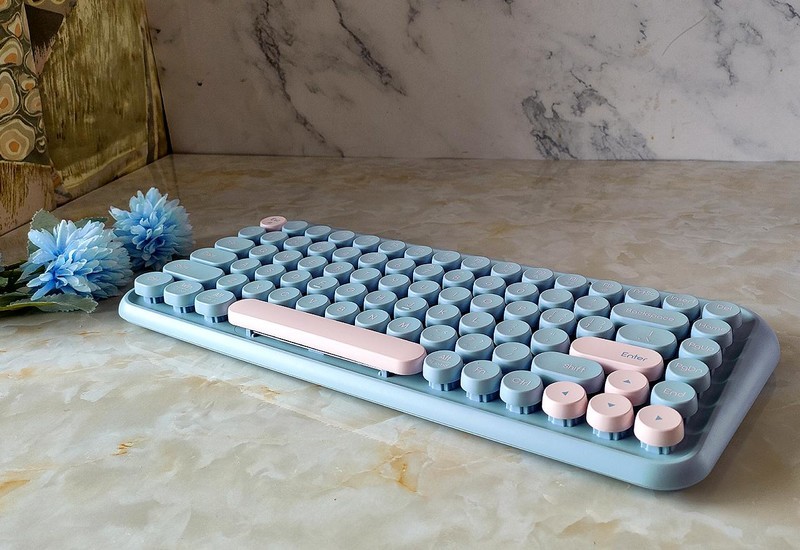 高效输入，智能三模，BOＷ K500D无线键盘