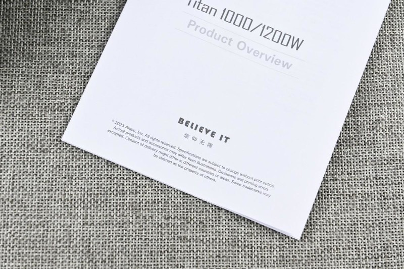 安钛克Titan 1200W金牌全模ATX3.1电源开箱：性价比大瓦数选择