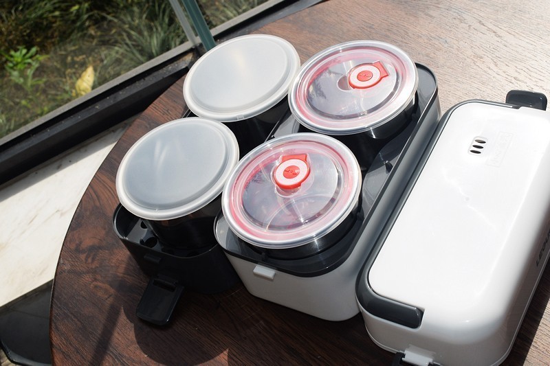 能蒸能煲能炖能煮米饭 雷格斯多功能电加热饭盒