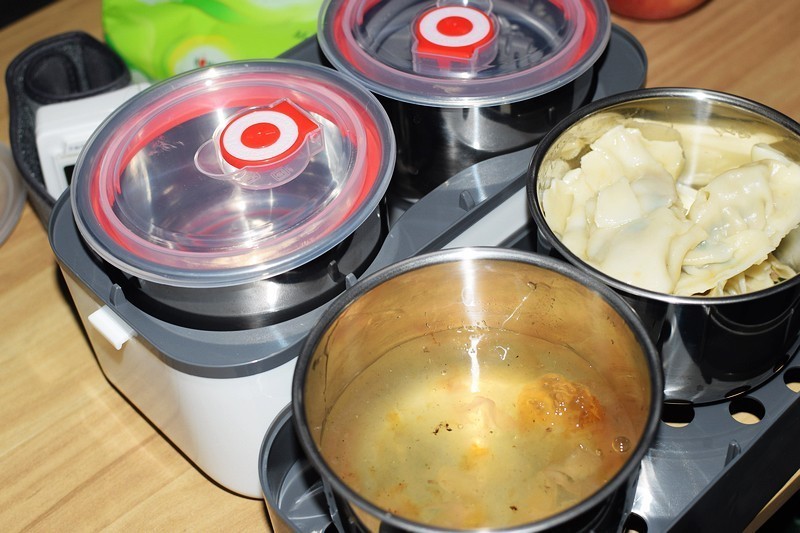 能蒸能煲能炖能煮米饭 雷格斯多功能电加热饭盒