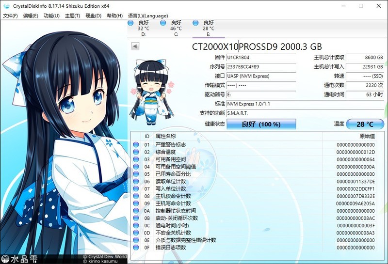 【记忆空间istore】 移动固态硬盘评测报告，英睿达X10 PRO PSSD 2TB