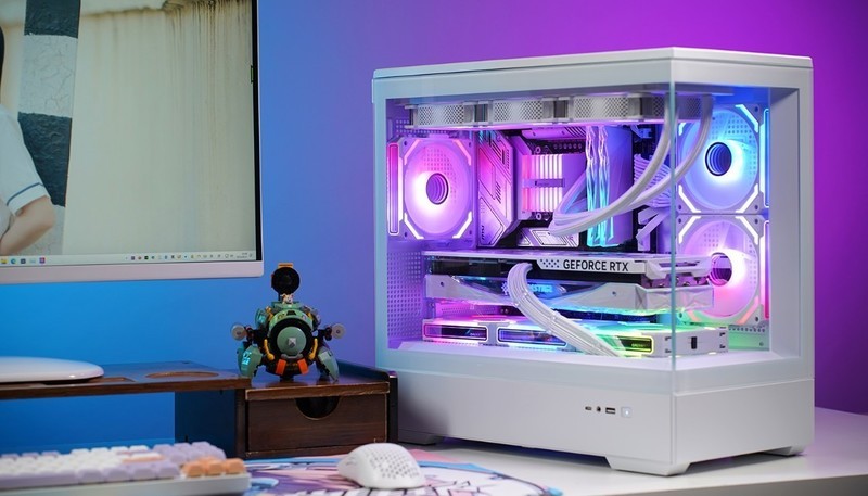 海景房装机选对机箱很重要！爱国者星璨岚+13600K+4070Ti装机分享