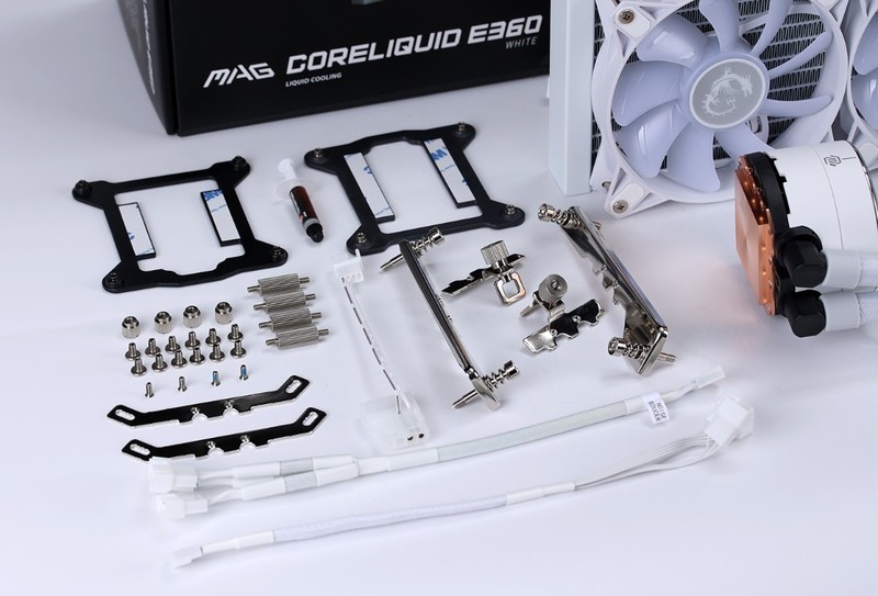14700k散热不知道咋选？这款微星寒冰E360白色限定款一体水冷推荐