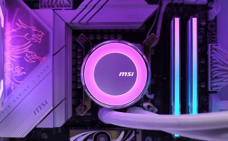 14700k散热不知道咋选？这款微星寒冰E360白色限定款一体水冷推荐