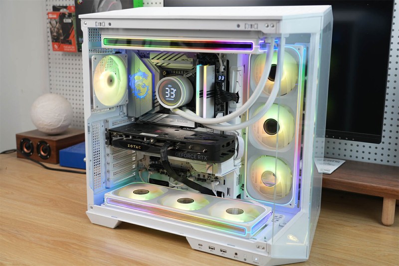 优雅白色设计，灯效炫酷无敌--乔思伯TH-360水冷散热器评测