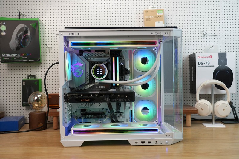 优雅白色设计，灯效炫酷无敌--乔思伯TH-360水冷散热器评测