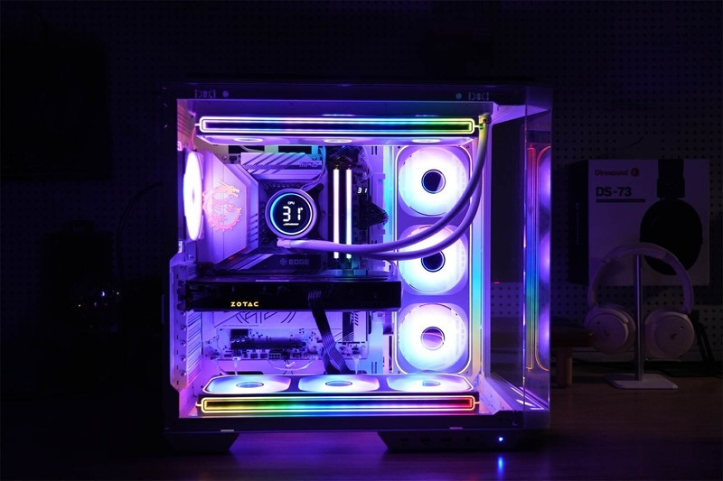 优雅白色设计，灯效炫酷无敌--乔思伯TH-360水冷散热器评测