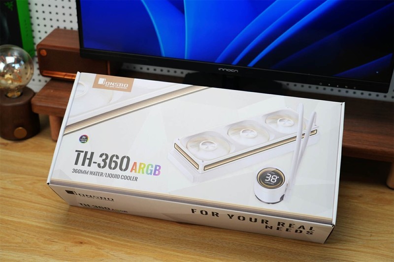 优雅白色设计，灯效炫酷无敌--乔思伯TH-360水冷散热器评测