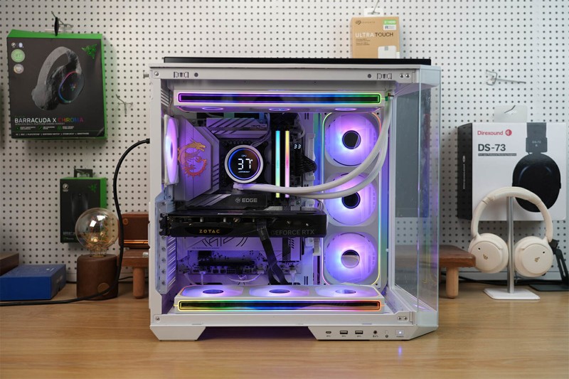 优雅白色设计，灯效炫酷无敌--乔思伯TH-360水冷散热器评测