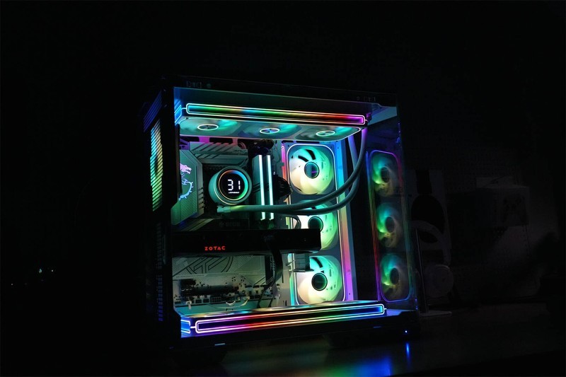 优雅白色设计，灯效炫酷无敌--乔思伯TH-360水冷散热器评测