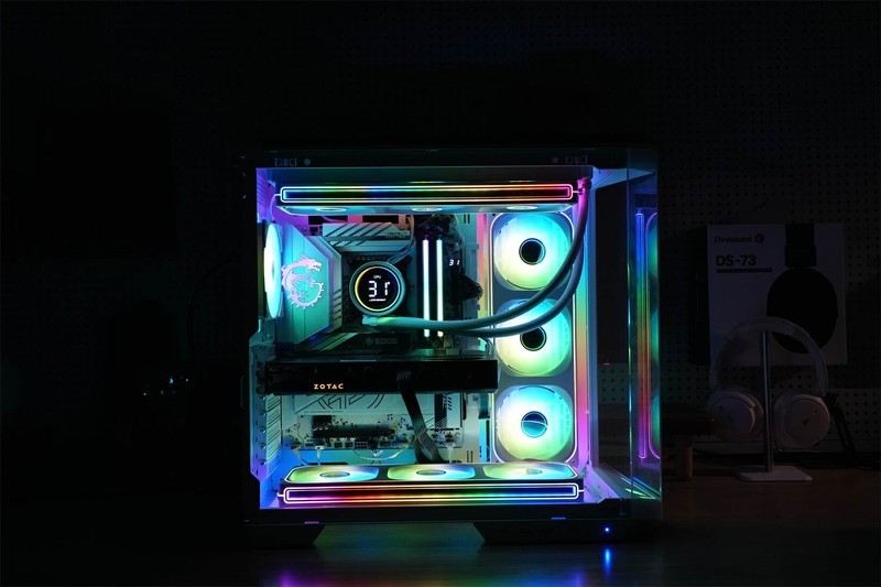 优雅白色设计，灯效炫酷无敌--乔思伯TH-360水冷散热器评测