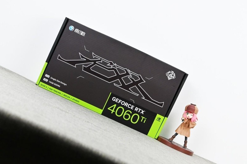 影驰RTX4060Ti无双MAX游戏显卡开箱+拆解：专业风格设计