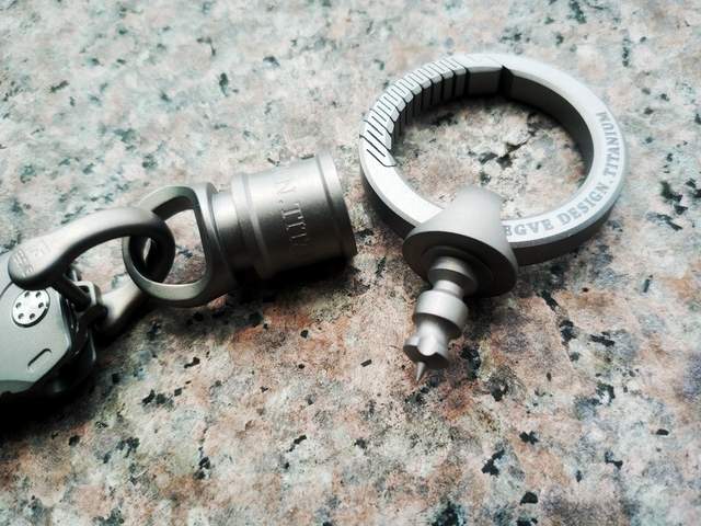 不能开快递的潮玩挂坠不是解压的EDC神器：fegve钛合金多功能挂坠