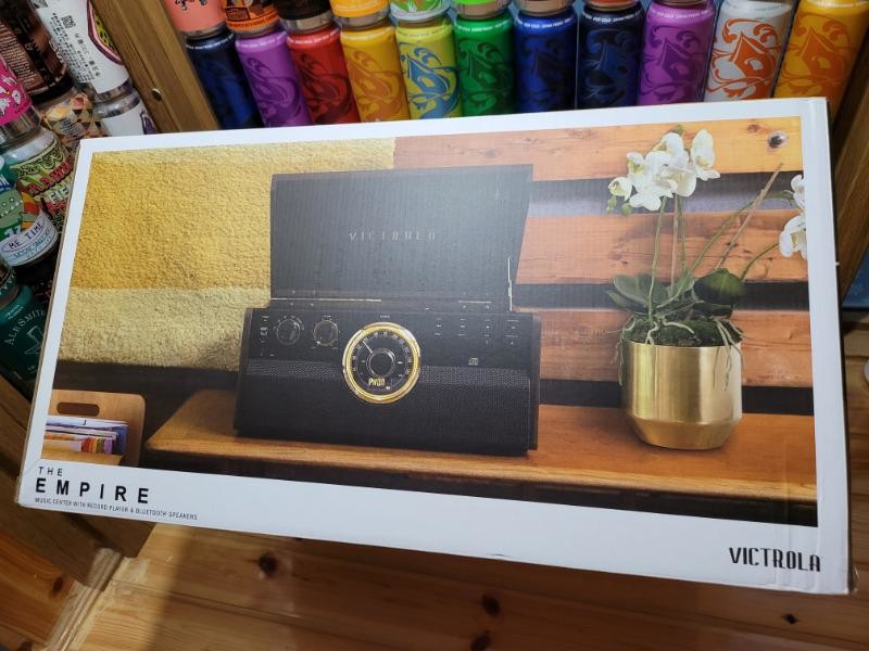 赏心悦目，玩法丰富！Victrola Empire多功能黑胶复古留声机