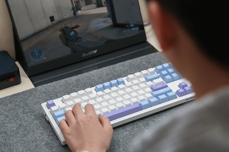 杜伽K100：键圈近十年，终于找到颜值手感都哇塞的机械键盘了！