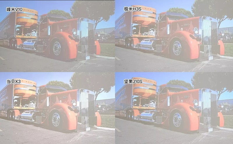 四款中高端国产家用投影仪详细对比（峰米、极米、当贝、坚果）