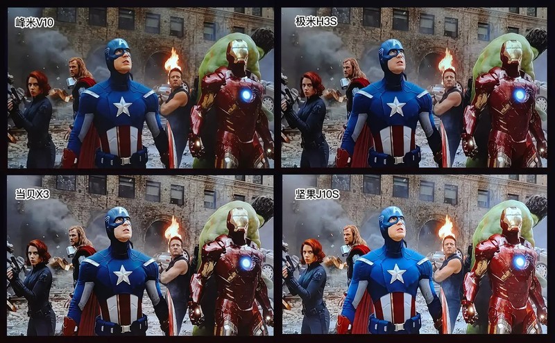 四款中高端国产家用投影仪详细对比（峰米、极米、当贝、坚果）