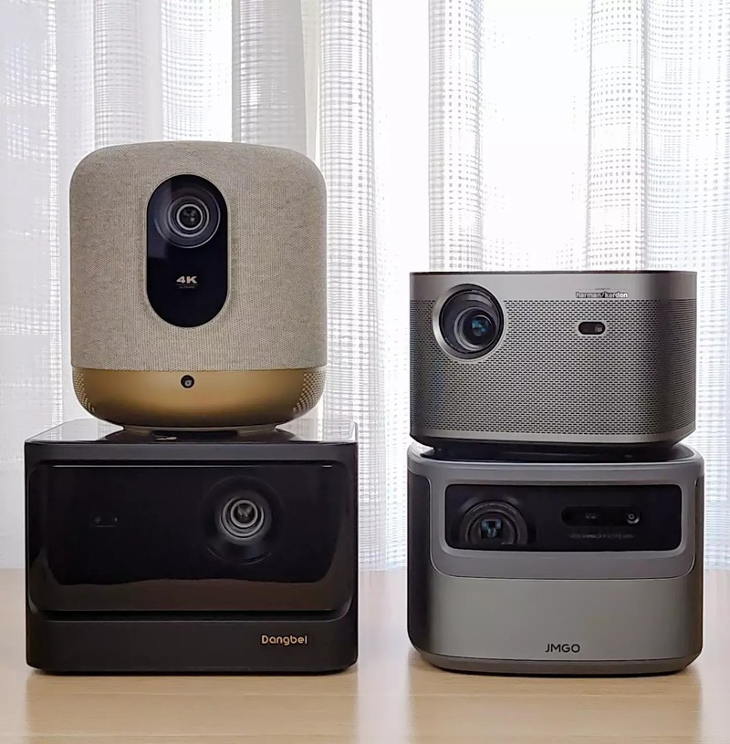 四款中高端国产家用投影仪详细对比（峰米、极米、当贝、坚果）