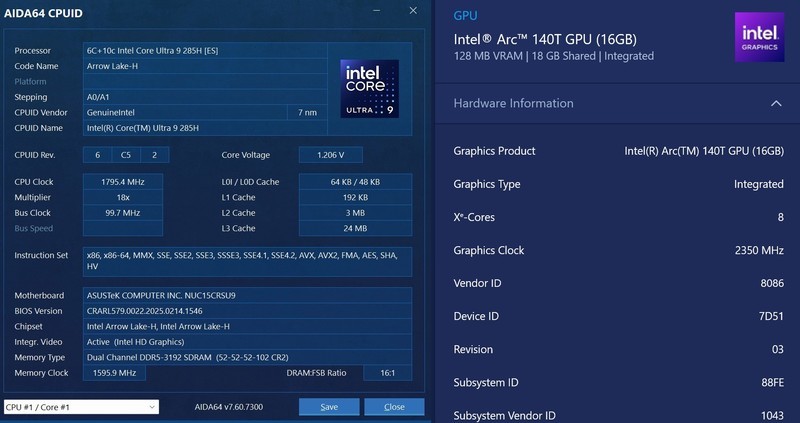 华硕NUC 15 Pro Plus测评：搭载Core Ultra 9 285H的性能霸主