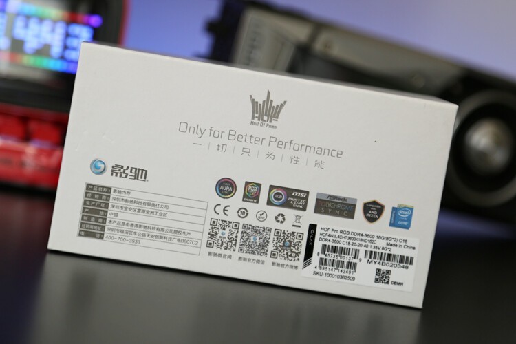 以性能之名，打造艺术之美：影驰HOF PRO DDR4 3600MHz RGB内存体验