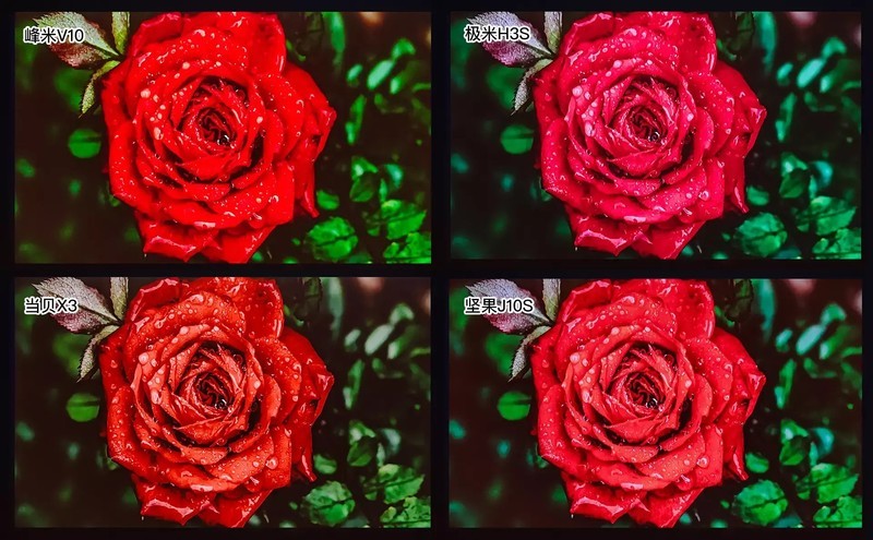 四款中高端国产家用投影仪详细对比（峰米、极米、当贝、坚果）