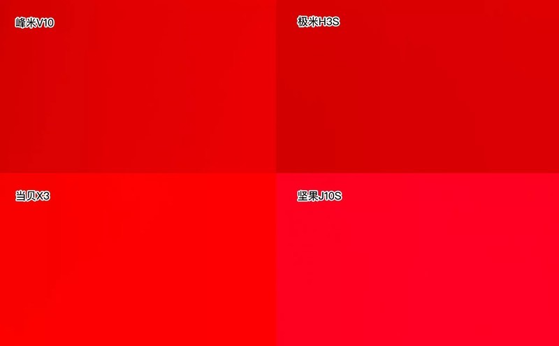 四款中高端国产家用投影仪详细对比（峰米、极米、当贝、坚果）