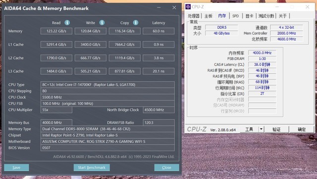 高颜值超频条，阿斯加特 6800 24GX2 吹雪联名DDR5内存测评，附8000C38超频教程