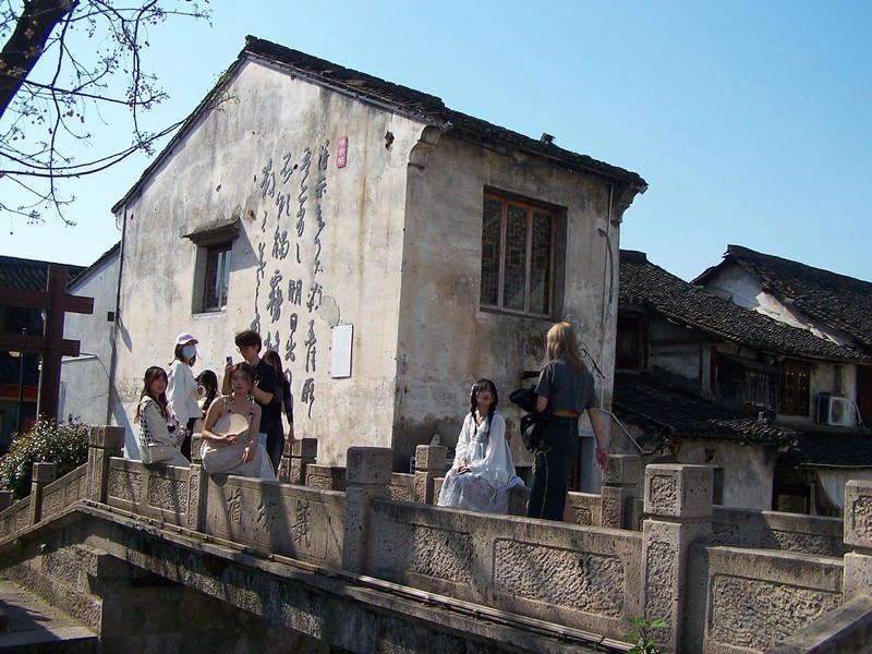 ccd机镜头里的游人