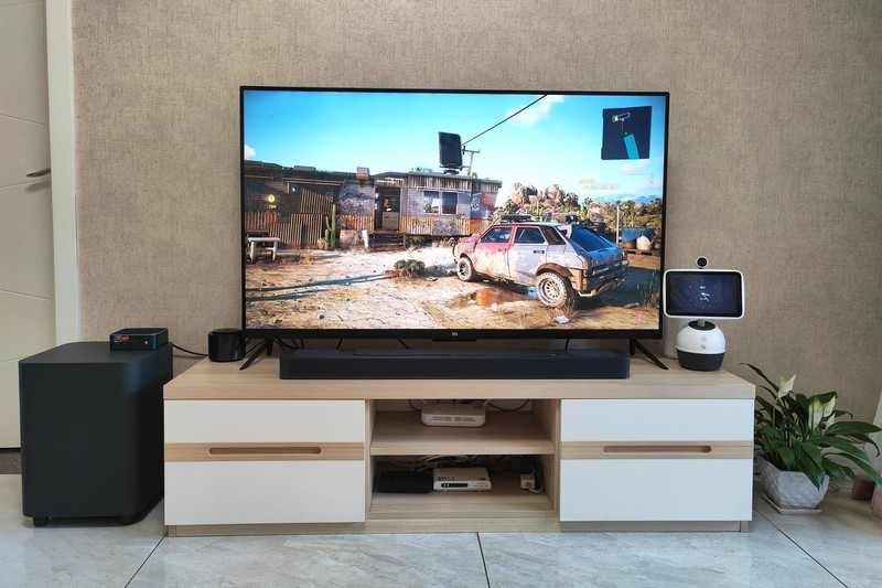 把电影院的音效带回家，JBL影霸回音壁体验，3D环绕音免布线设计