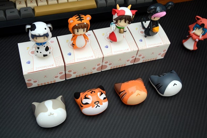 一起到键盘上来吸猫，ZOMO PLUS二代多色猫爪键帽开箱