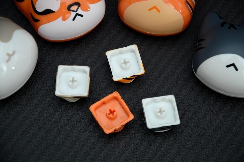 一起到键盘上来吸猫，ZOMO PLUS二代多色猫爪键帽开箱