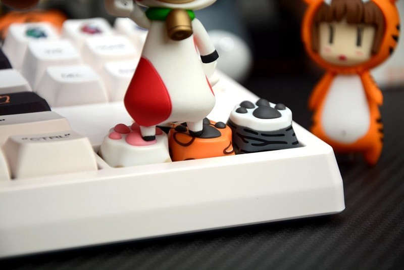 一起到键盘上来吸猫，ZOMO PLUS二代多色猫爪键帽开箱