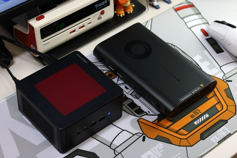 迷你主机能畅玩3A游戏？ONEXGPU壹号显卡评测，巴掌大小接口丰富