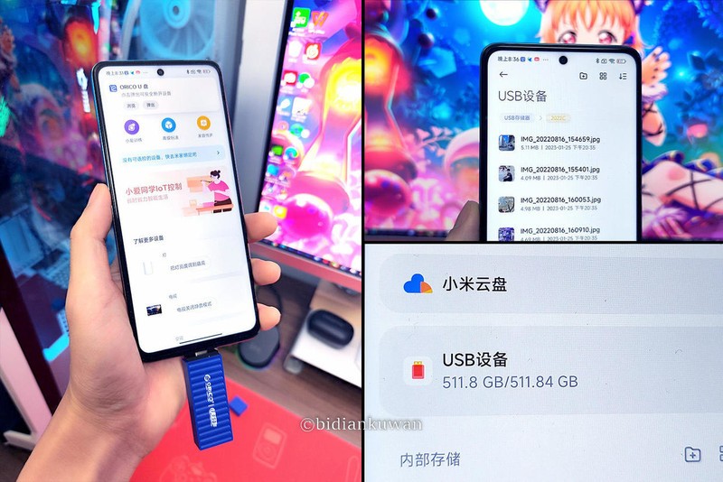 拜拜啦传统U盘！512G快闪U盘小巧两用大容量，学习资料使劲存