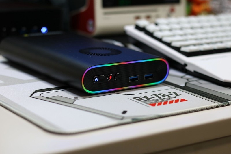 迷你主机能畅玩3A游戏？ONEXGPU壹号显卡评测，巴掌大小接口丰富