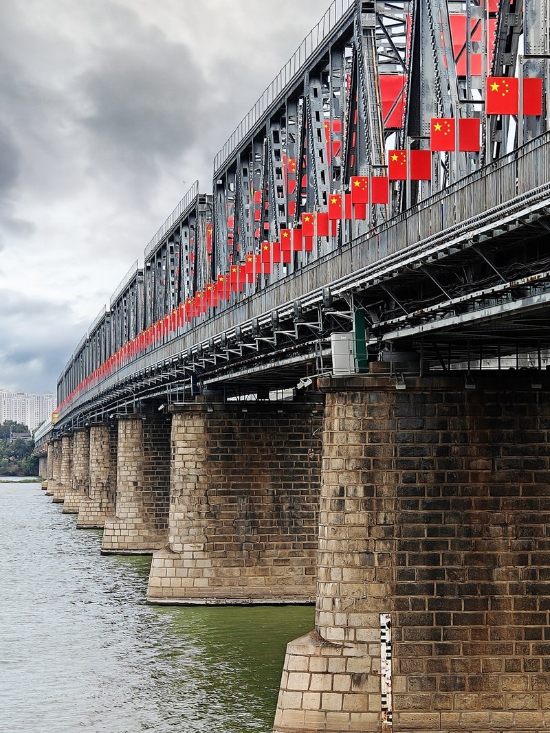 国庆跟团游#哈尔滨松花江铁路桥
