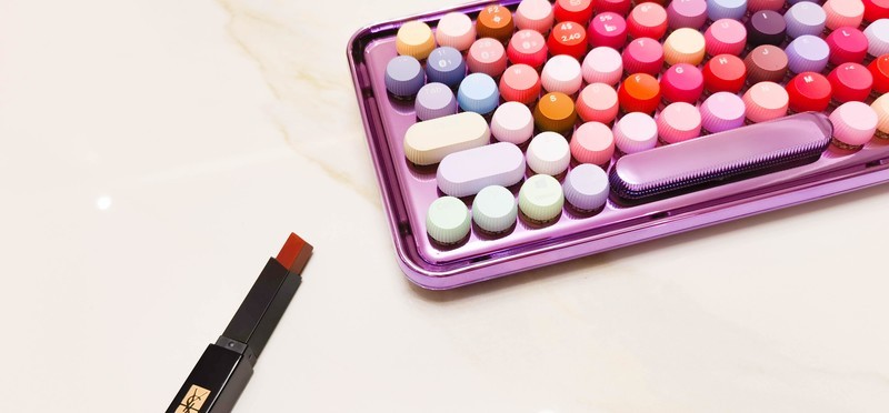 时尚女性必备！雷柏 ralemo Pre 5多模无线机械键盘姹紫嫣红
