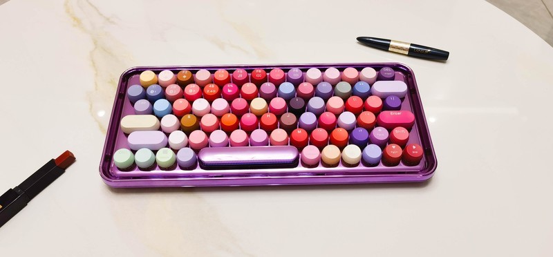 时尚女性必备！雷柏 ralemo Pre 5多模无线机械键盘姹紫嫣红