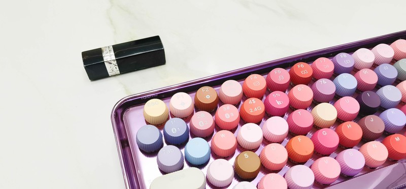 时尚女性必备！雷柏 ralemo Pre 5多模无线机械键盘姹紫嫣红